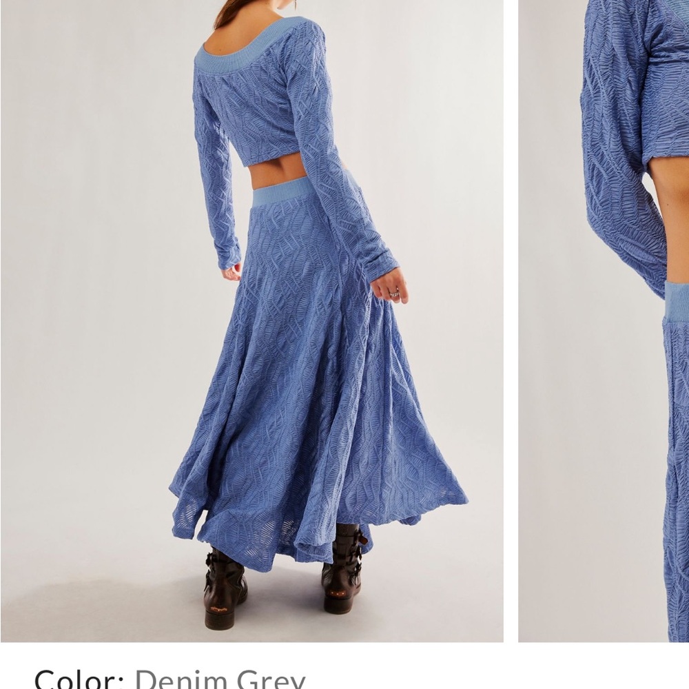 FP Movement by Free People Denim Grey Set